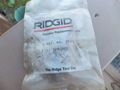 NOS Ridgid Genuine Replacement Parts No 38695  F-71 Springs