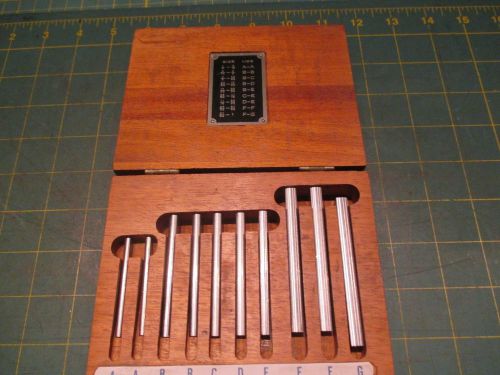 Machinist tools * taper bore gage set * brown &amp; sharpe * 672 for sale