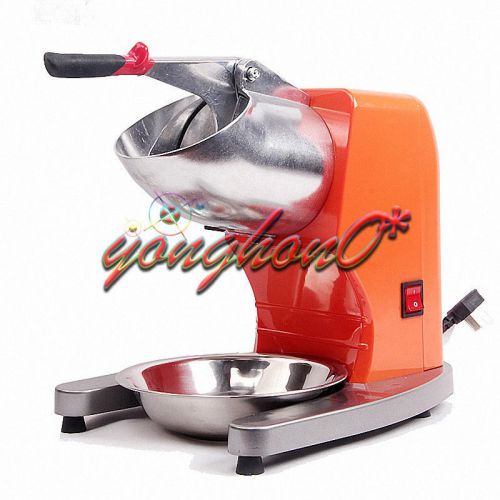 Th-168 snow cone machine 65kg/h commercial electric ice shaver crusher 220v for sale