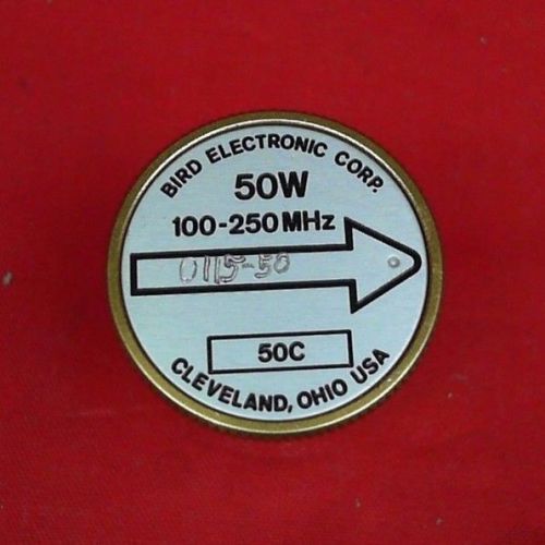 Bird Electronic Corp Model 50C, 50W 100-250MHz Plug In Element