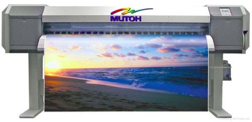 Mutoh Printer 1604 w Training  Business Opportunity  Flexisign Win7 PC