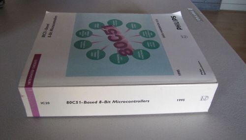 Philips data book 80c51 based 8-bit microcontrollers ic20- 1995 for sale