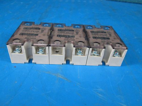 Lot Of 3 Omron G3NA-D210B Sold State Relay 200VDC 10A 5-24VDC Advantest M4871