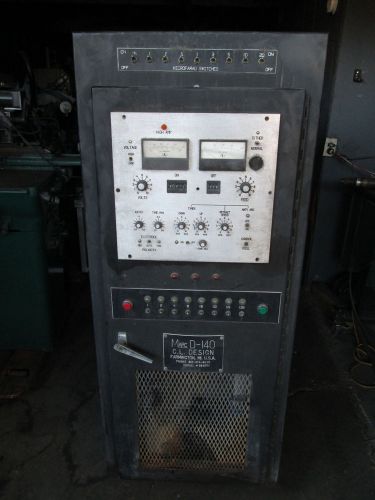 MARC D-140 EDM Power Supply 140 Amps/Elox machines