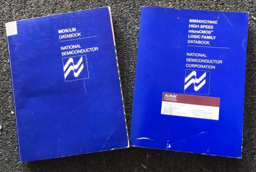 2 NATIONAL SEMICONDUCTOR DATABOOKS MOS/LSI, MM54HC/74HC HIGH SPEED LOGIC FAMILY