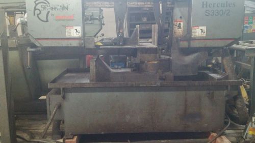 Marvel s330 2 horizontal mitering band saw 12x18 13rd.semi auto 3hp vfd