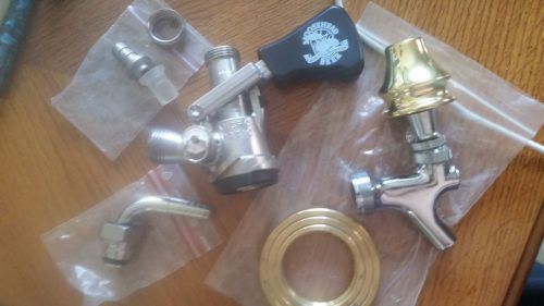 MICRO MATIC SK 184.03 Keg Coupler &amp; Draft Beer Tap Spout Micro Brew + 2nd TAP