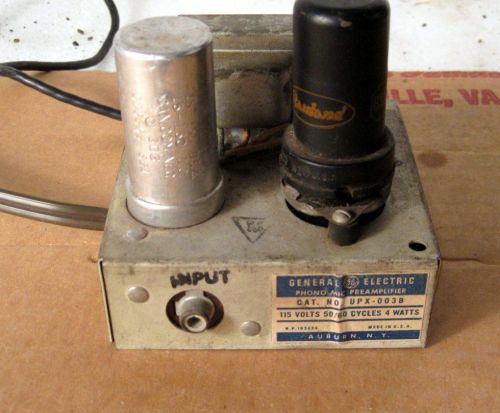 General Electric Model UPX-003B Phono-Mic Tube Preamp