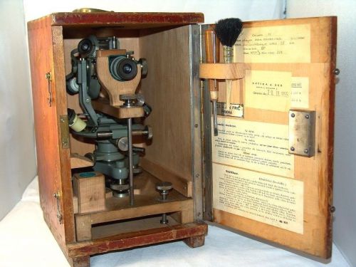 rare THEODOLITE JOSEF &amp; JAN FRIC PRAHA,Czechoslovakia