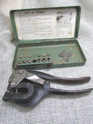 Vintage original Whitney Metal Tool No. 5 Jr. Punch