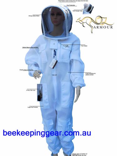 BEEKEEPING SUIT &#034;OZ ARMOUR&#034; VENTILATED DOUBLE LAYERS SUPER COOL