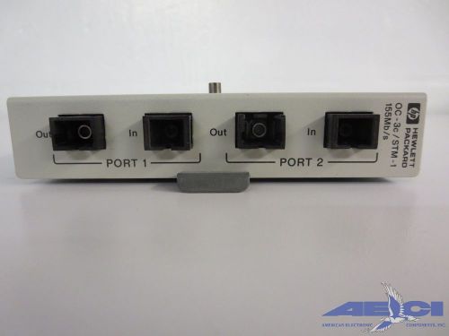 HEWLETT-PACKARD J2912A OC-3 / STM-1 Plug-In Module for J2300 Internet Advisor