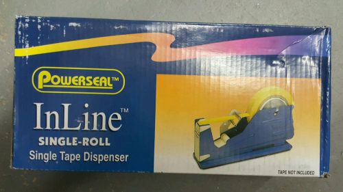 Inline SI7316 steel single roll table top tape dispenser, 1&#034;