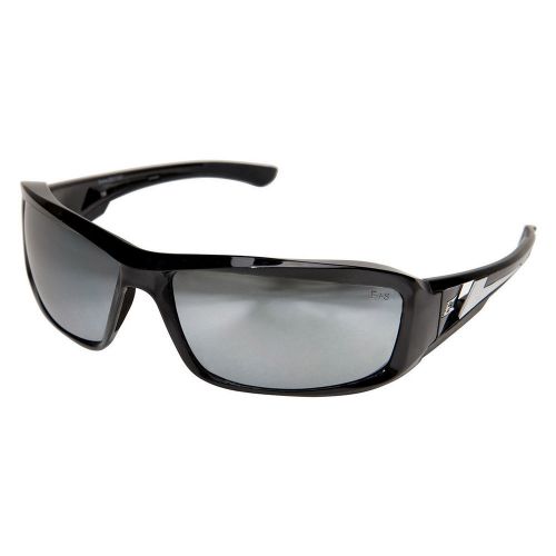 EDGE SAFETY EYEWEAR XB117 Brazeau Black/ Silver Lens glasses