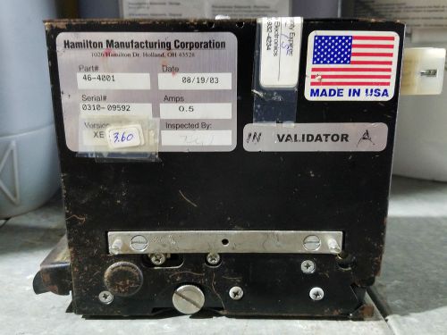 Car Wash Equipment, Hamilton Bill Validator