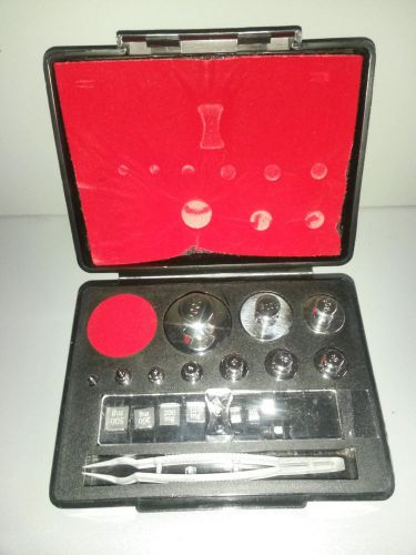 Troemner 200G Precision Analytical Balance Weight Calibration Set Scale