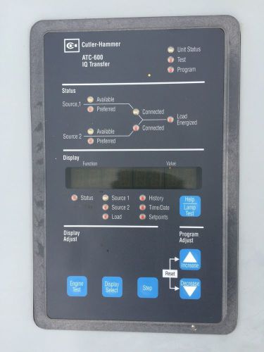 Used 800 amp 2 pole  eaton cutler hammer automatic transfer switch, ats for sale