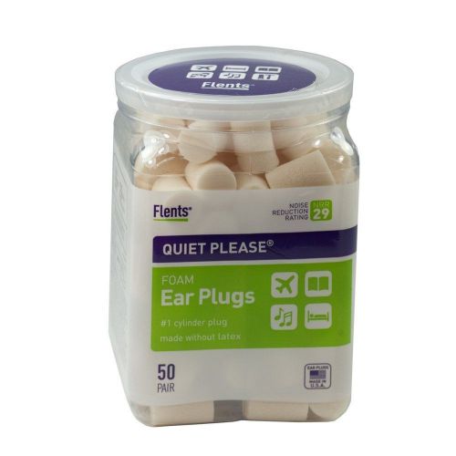 Flents quiet please foam ear plugs nrr29 - 50 pair for sale
