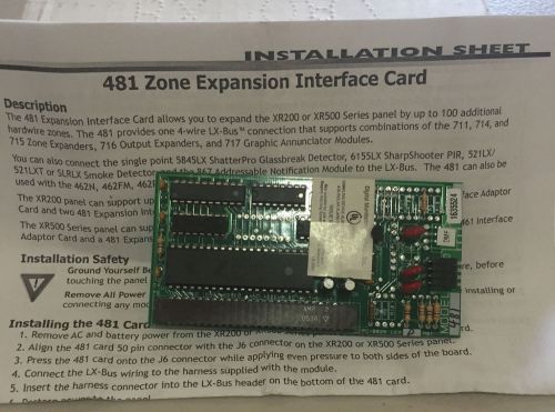 DMP 481 Zone Expansion Interface Card  - NEW