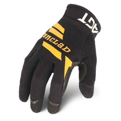 Ironclad Medium High Dexterity Workcrew Gloves (Black/Yellow) New
