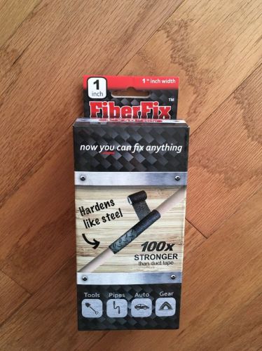FiberFix Industrial Strength Black Repair Tape 1 x 40-inches!  New!