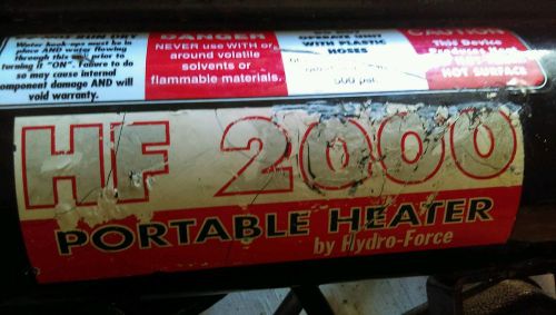 HF 2000 PORTABLE HEATER BY HYDRO-FORCE ~  External Heater Truckmount/Extractors