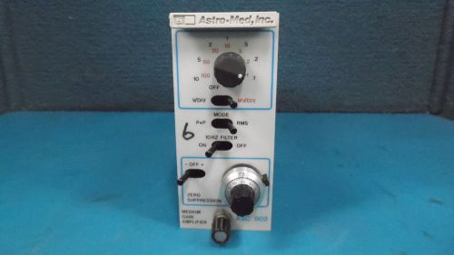 Astro-med inc asc902 medium gain amplifier for sale