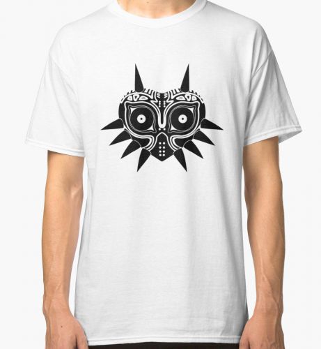 Majora Mask The Zelda Men&#039;s White Tees T-shirts Clothing