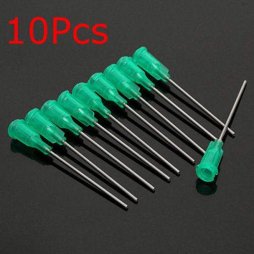 10Pcs 18Gauge Dispensing Syringe Needle Tip Blunt Luer Lock 1.5Inch