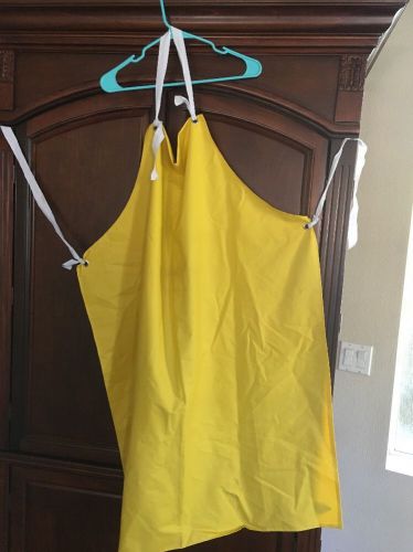 Yellow Adult Rubber Chemistry Lab Apron – TZSupplies.com