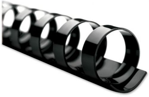 GBC Combbind Black 1/2 Inch-Diameter Plastic Binding Combs 100 Count (40-000-68)