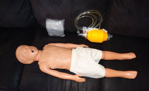 SIMULAIDS PEDIATRIC Timmy  TRAINER MANIKIN Doll AIRWAY CPR EMT