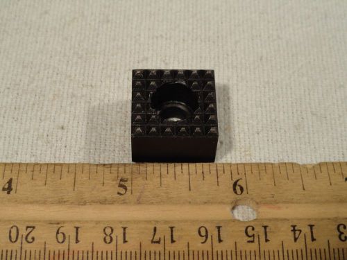 4pc FAIRLANE SQUARE POSITIONING GRIPPER 3/4&#034; WIDE LONG 1/2&#034; TALL .280&#034; HOLE