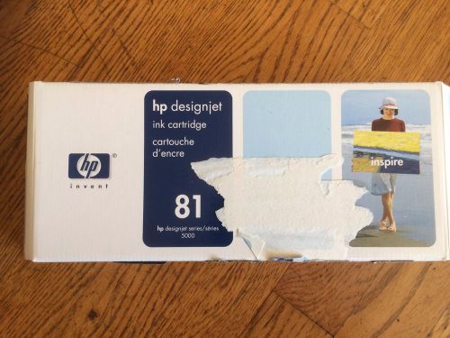 Genuine HP 81 LT Cyan Ink Cartridge