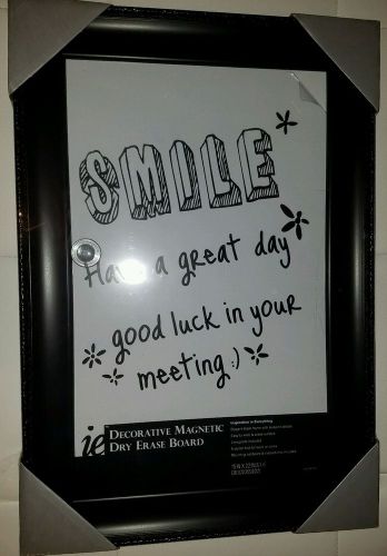 ie 22&#034; x 15&#034; Decorative Magnetic Dry Erase Board