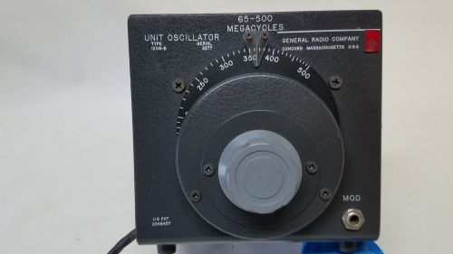 Vintage General Radio Unit Oscillator Model 1208-B - 65-500 Mhz- clean