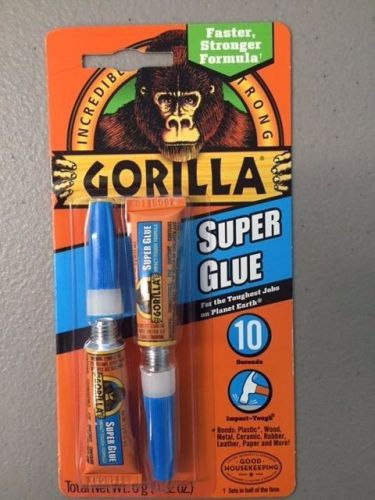Gorilla Super Glue 2x3g  New Sealed Free Shipping