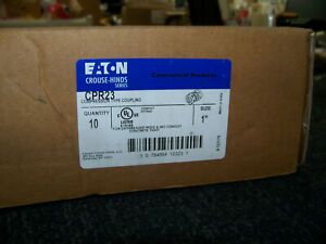 Eaton Crouse-Hinds Compression Type Coupling, 1&#034;, 10 ea. CPR23 New