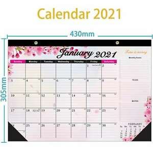 2021 Calendar Brownline Home Office Monthly Desk Pad Calendar 17&#034; x 12&#034; Flower.