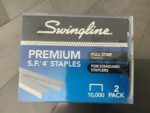 Swingline Staples, S.F. 4, Premium, 1/4&#034; Length, 210/Strip, 5000/Box, 2 Pack ...