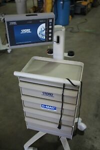 Karl Storz C-Mac 8403 ZX Monitor with Stand and Cart