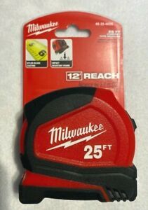 Milwaukee 48-22-6625 25ft Compact Tape Measure