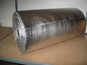 3/16&#034; Double Foil Bubble Insulation Reflective Wrap - 24&#034; X 125&#039; SHIPS FREE!