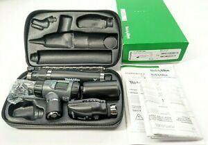 Welch Allyn 3.5v LED MacroView Otoscope Ophthalmoscope Diagnostic Set 97200-MSL