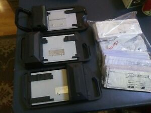 3 Credit Card Carbon Copy 2 Addressograph Bartizan  CM4000 and 1 unbranded