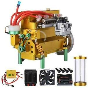 32cc Inline 4 Cylinder Water Cooled Gasoline Engine 1:5 RC Model Car Boat DHL