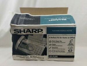 Sharp UX-P100 Plain Paper Fax Facsimile Copier Telephone Machine
