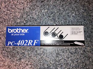 Genuine Brother PC402RF Ribbon Cartridge Replacement Refills 1 Pack