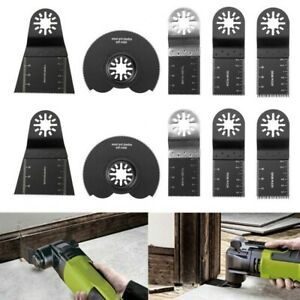 10pcs Oscillating blade Saw Multi-tool Set Kit Parts Accessory High carbon steel