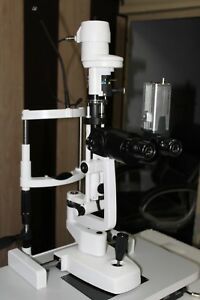 Slit Lamp Haag Streit Type 5 Step &amp; Applanation Tonometer